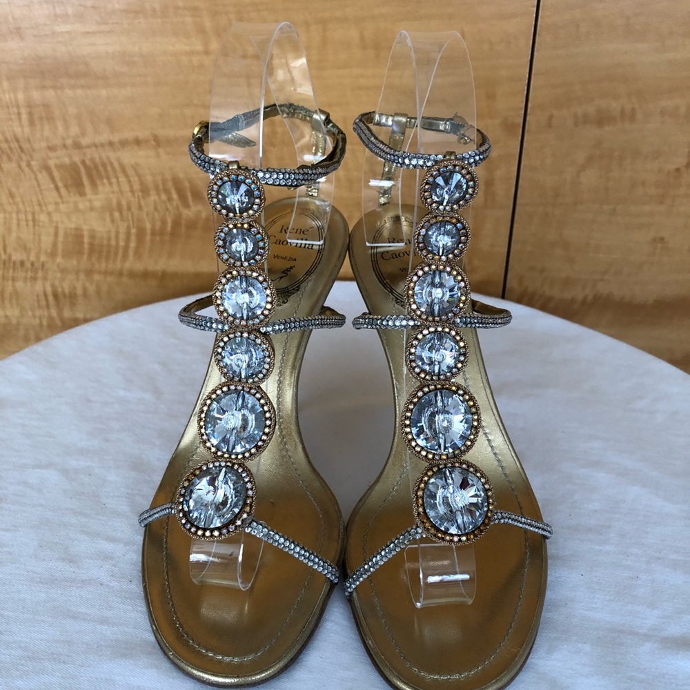 Rene’ caovilla. Embellished sandals